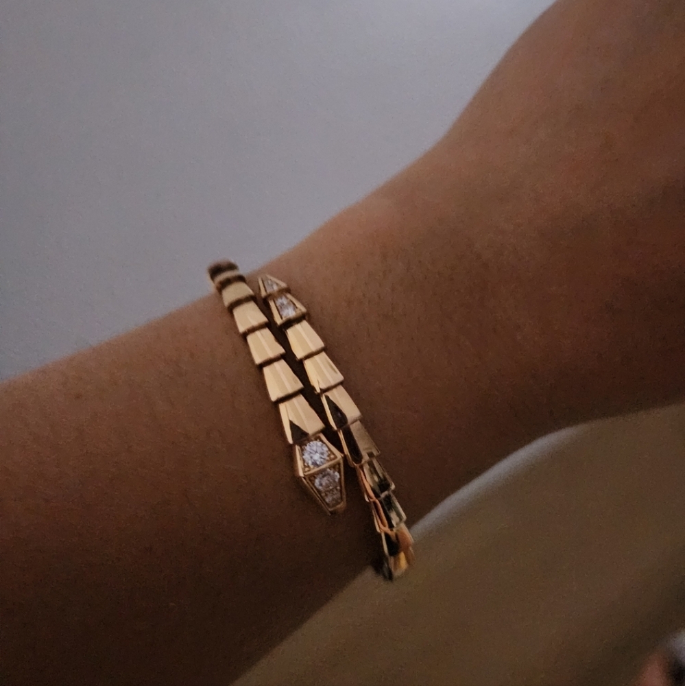 Bulgari SERPENTI VIPER BRACELET rose gold M